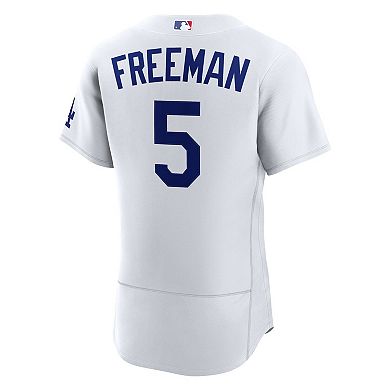 Men's Nike Freddie Freeman White Los Angeles Dodgers Home Authentic Jersey
