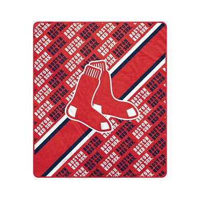 Pegasus Boston Red Sox 60" x 70" Diagonal Lined Wordmark Ultra Soft Blanket
