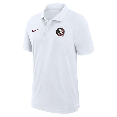 Men's Nike White Florida State Seminoles 2024 Sideline Woven Performance Polo