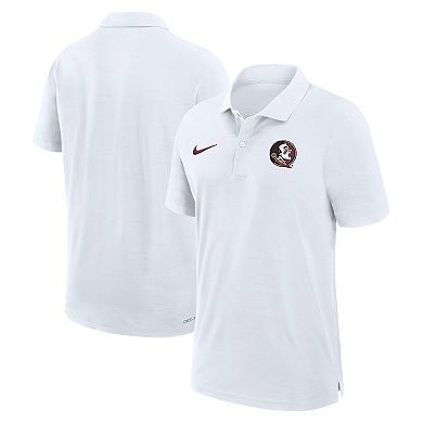 Men's Nike White Florida State Seminoles 2024 Sideline Woven Performance Polo