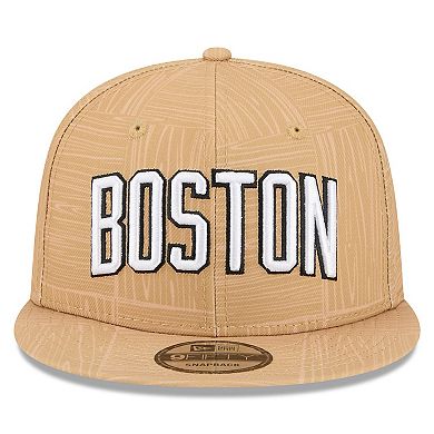 Men's New Era Gold Boston Celtics 2025/26 City Edition Alternate 9FIFTY Snapback Hat