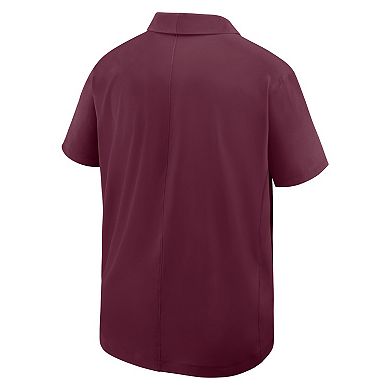 Men's Nike Maroon Virginia Tech Hokies Woven Polo