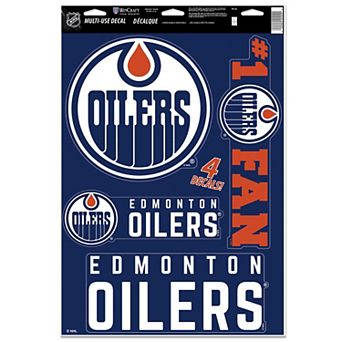 WinCraft Edmonton Oilers Primary 11'' x 17'' Multi-Use Decal Sheet