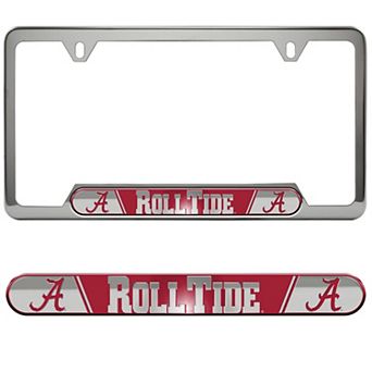 Logo Brands Alabama Crimson Tide Embossed License Plate Frame