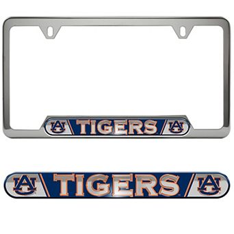 Logo Brands Auburn Tigers Embossed License Plate Frame