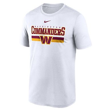 Men's Nike White Washington Commanders Legend Dri-FIT T-Shirt