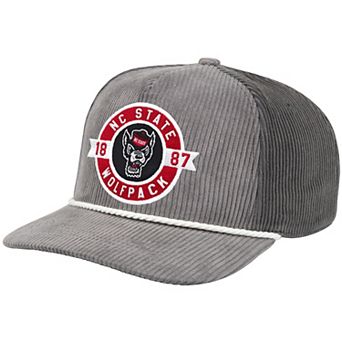 Men's Colosseum Gray NC State Wolfpack Where's My Hat Podium Adjustable Trucker Hat