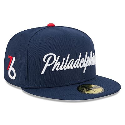 Men's New Era Navy Philadelphia 76ers 2025/26 City Edition 59FIFTY
