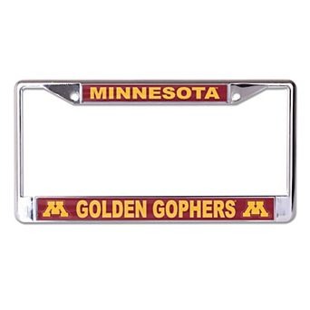 WinCraft Minnesota Golden Gophers Primary Logo S/L Metal License Plate Frame