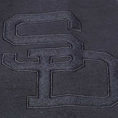 Men's Mitchell & Ness Black San Diego Padres Phantom Fleece Hoodie