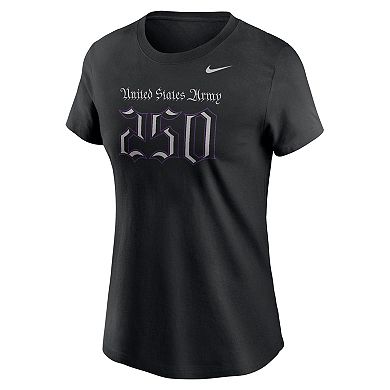 Women's Nike Black Army Black Knights Army 250 Collection T-Shirt