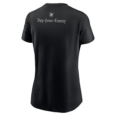 Women's Nike Black Army Black Knights Army 250 Collection T-Shirt