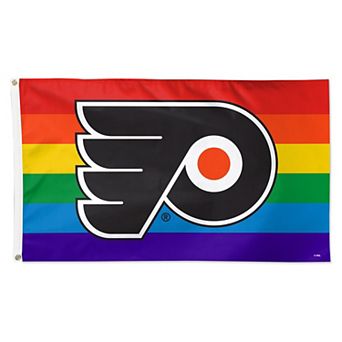 WinCraft Philadelphia Flyers 3' x 5' Single-Sided Deluxe Team Pride Flag