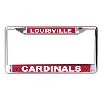 WinCraft Louisville Cardinals Team Logo S/L Metal License Plate Frame
