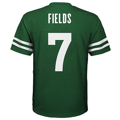 Youth Nike Justin Fields Legacy Green New York Jets Replica Player Jersey
