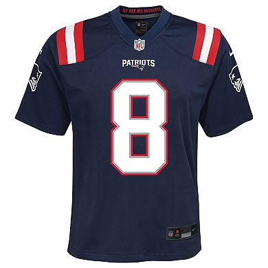 Youth Nike Stefon Diggs Navy New England Patriots Team Game Jersey