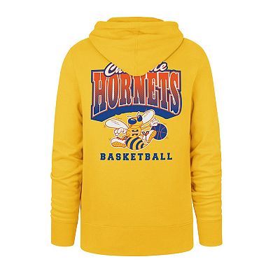 Men's '47 Gold Charlotte Hornets 2025/26 City Edition Jab Step Headline Hoodie
