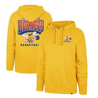 Men's '47 Gold Charlotte Hornets 2025/26 City Edition Jab Step Headline Hoodie