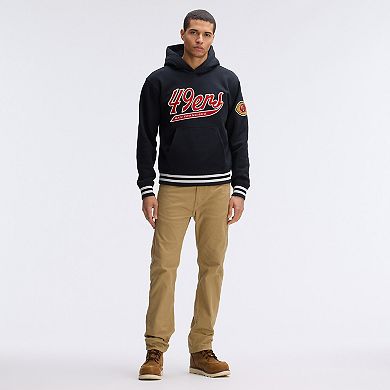 Fanatics Black San Francisco 49ers IconicFleece Tipped Hoodie