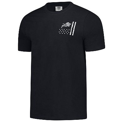 Men's Black Navy Midshipmen Comfort Colors OHT Camo Overlay T-Shirt