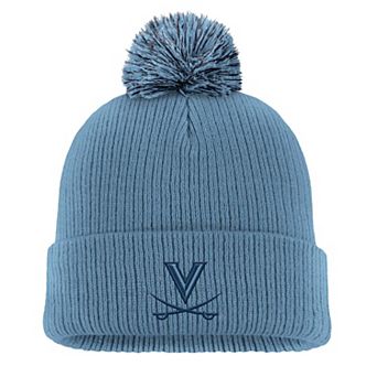 Men's Nike Blue Virginia Cavaliers Tonal Peak Cuffed Knit Hat with Pom
