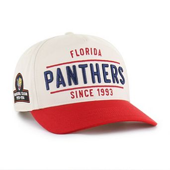 Men's '47 Cream/Red Florida Panthers Expansion Debut Two-Tone Hitch Adjustable Hat