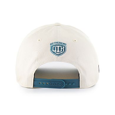 Men's '47 Cream/Teal Anaheim Ducks Expansion Debut Two-Tone Hitch Adjustable Hat