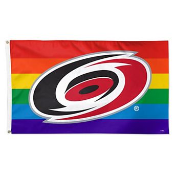 WinCraft Carolina Hurricanes 3' x 5' Single-Sided Deluxe Team Pride Flag