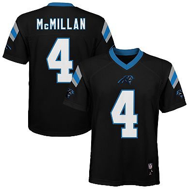 Youth Nike Tetairoa McMillan Black Carolina Panthers Replica Player Jersey