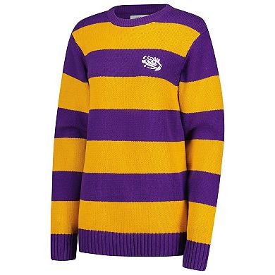 Unisex Uscape Apparel Purple LSU Tigers Renew Knit Stadium Sweater