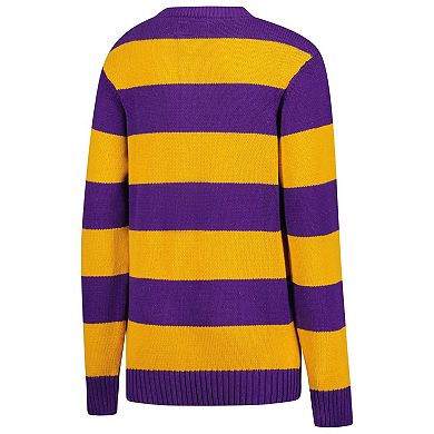 Unisex Uscape Apparel Purple LSU Tigers Renew Knit Stadium Sweater