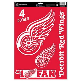 WinCraft Detroit Red Wings #1 Fan 11" x 17" Multi-Use Decal Sheet