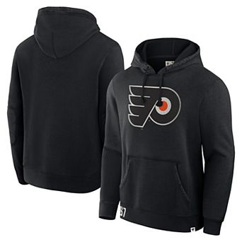 Men's Fanatics Black Philadelphia Flyers Decades Collection Tradition Hoodie