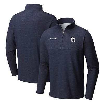 Men's Columbia Navy New York Yankees Big & Tall Rugged Ridge Half