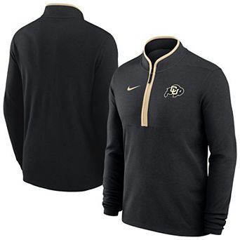 Men's Nike Black Colorado Buffaloes Basketball Victory Dri-FIT Half-Zip Pullover