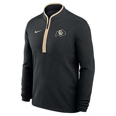 Men's Nike Black Colorado Buffaloes Basketball Victory Dri-FIT Half-Zip Pullover