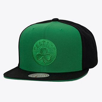 Men's Mitchell & Ness Kelly Green/Black Boston Celtics Color Pop Snapback Hat