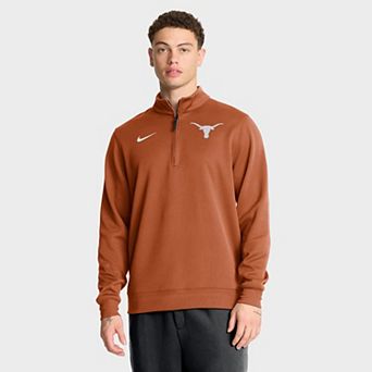 Men's Nike Texas Orange Texas Longhorns 2025 Coaches Premium Dri-FIT Half-Zip Pullover