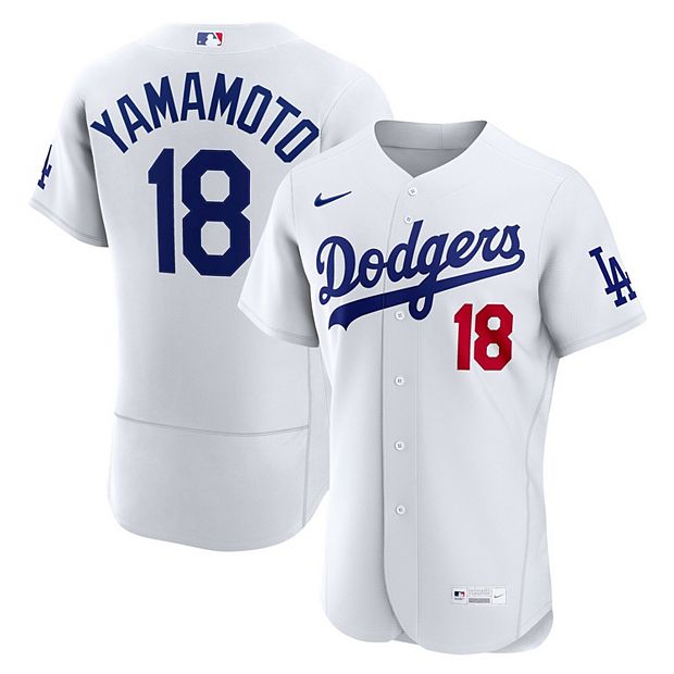 Men's Nike Yoshinobu Yamamoto White Los Angeles Dodgers Home
