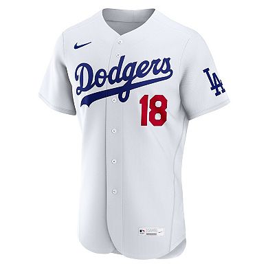 Men's Nike Yoshinobu Yamamoto White Los Angeles Dodgers Home Authentic Jersey