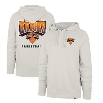 Men's '47 Natural New York Knicks 2025/26 City Edition Jab Step Headline Hoodie