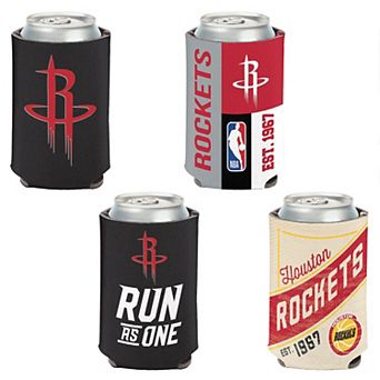 WinCraft Houston Rockets 4-Pack 12oz. Can Cooler Set