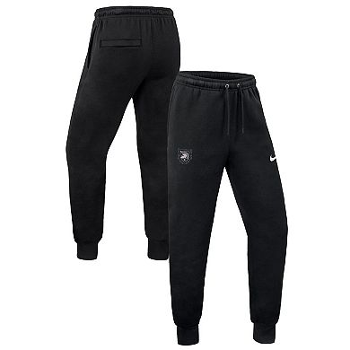 Men's Nike Black Army Black Knights Army 250 Collection Club Fleece Jogger Pants