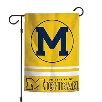 WinCraft Michigan Wolverines 12'' x 18'' Double-Sided College Vault Garden Flag