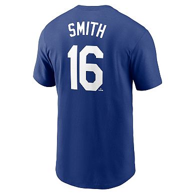 Men's Nike Will Smith Royal Los Angeles Dodgers 2025 World Series Champions Name & Number T-Shirt