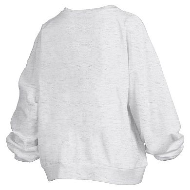 Women's Pressbox Gray Georgia Bulldogs Pressbox Arch Over Logo Sweatshirt