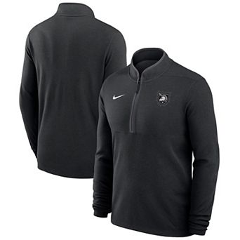Men's Nike Black Army Black Knights Army 250 Collection Dri-FIT Victory Quarter-Zip Top