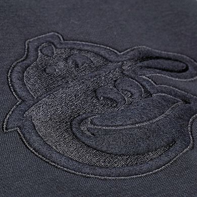 Men's Mitchell & Ness Black Baltimore Orioles Phantom Fleece Hoodie