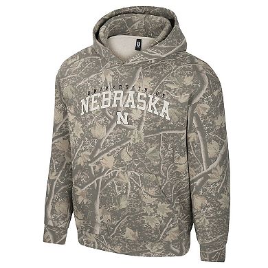 Men's Uscape Apparel Camo Nebraska Huskers Back Bay Fleece Hoodie