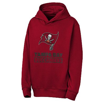 Youth Outerstuff Red Tampa Bay Buccaneers Back to Basics Hoodie